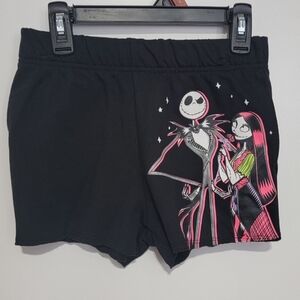 Disney Black and Pink Nightmare Before Christmas Shorts